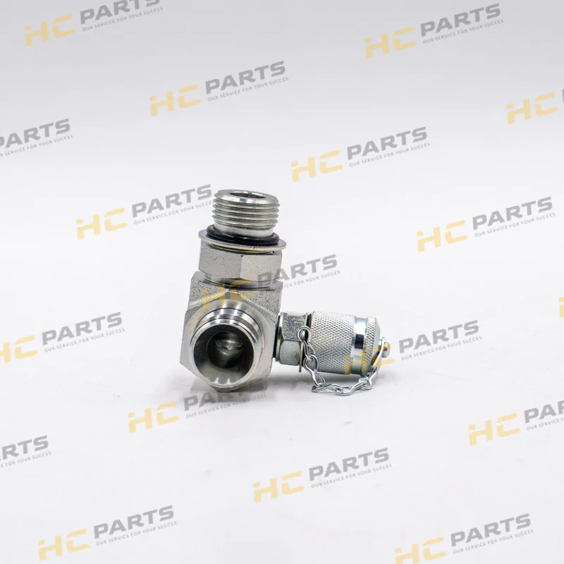 JCB Переходник с измерительной точкой 7/8SAE x 5/8BSP - AZERI PARTS