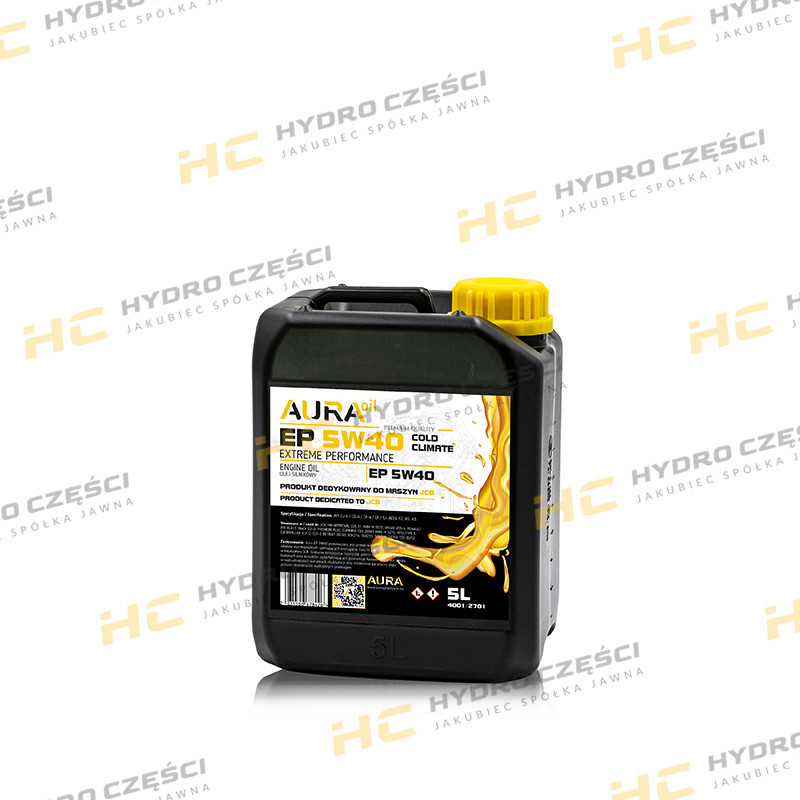 AURA - Моторное масло 5W40 CJ-4 COLD CLIMATE, 5 л