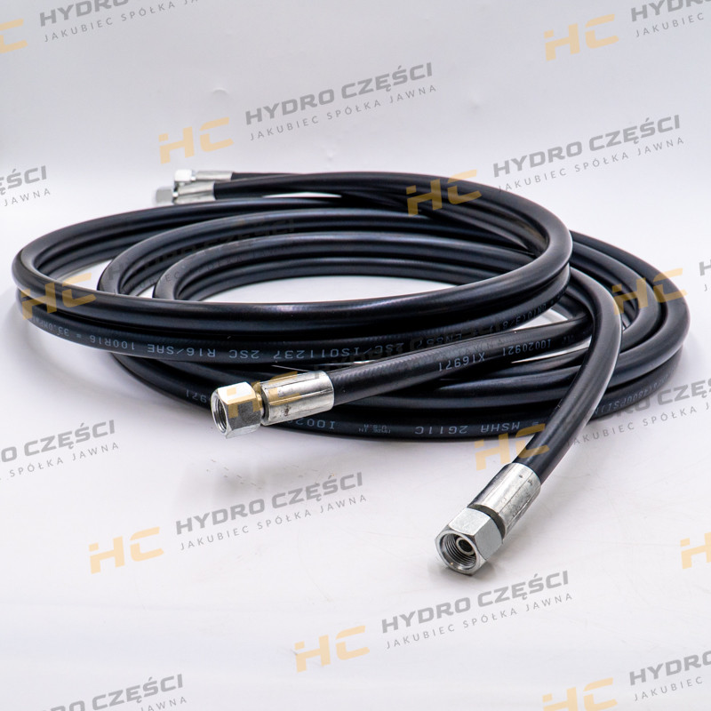 JCB Гидравлический шланг BOOM 3/8" BSP, 4100 мм — AZERI PARTS