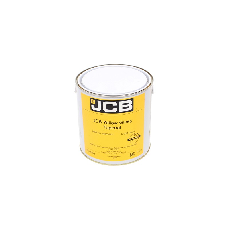 Краска JCB - 2,5 л соответствует JCB