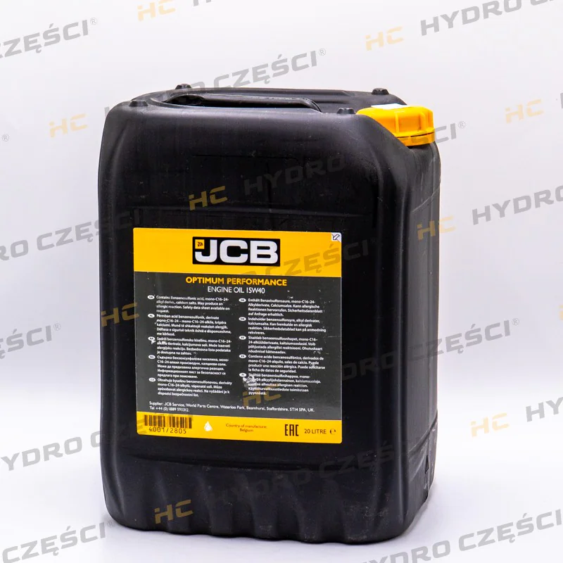 JCB 15w40 моторное масло 20л-Оригинал (4001/1805)