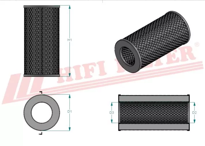 Фильтр для гидравлического масла HIFI FILTER SH 60216