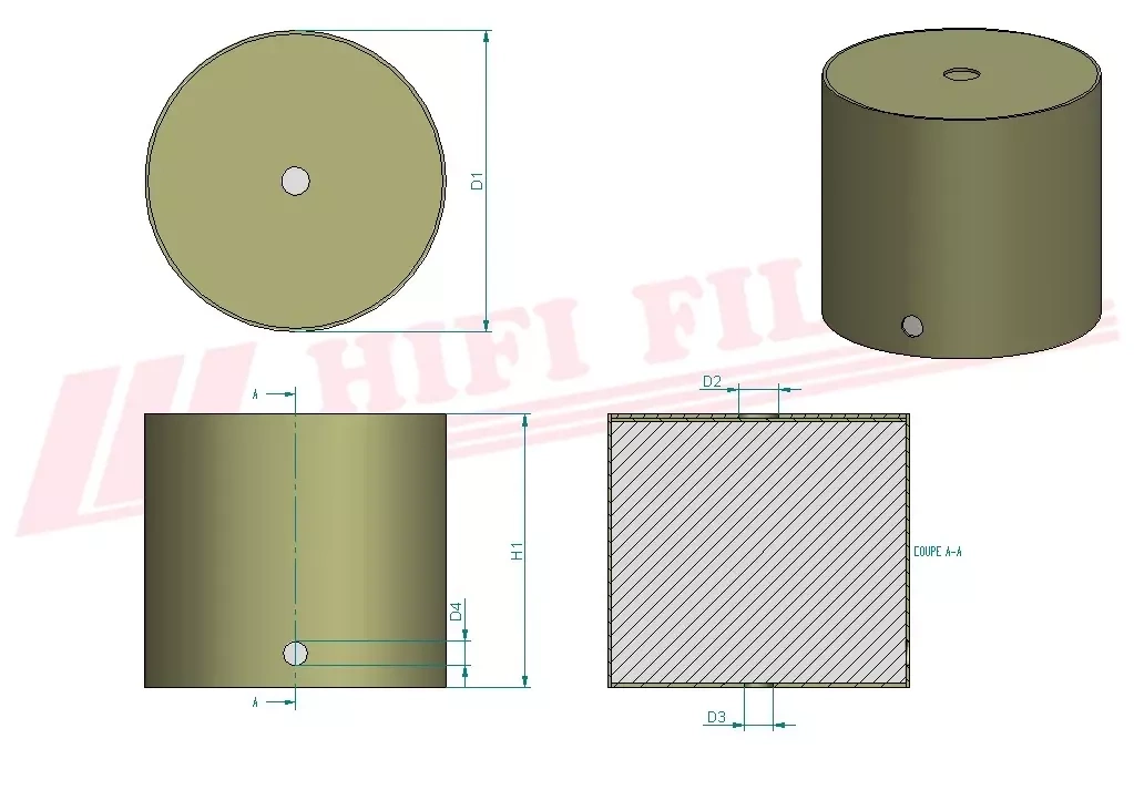 Фильтр гидравлического масла HIFI FILTER SH 60125