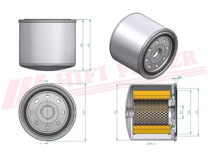 Фильтр гидравлического масла HIFI FILTER SH 60084
