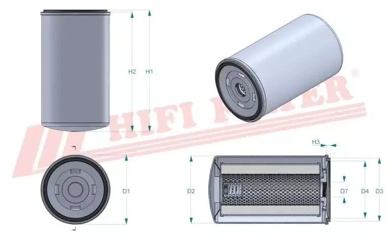 Фильтр гидравлического масла HIFI FILTER SH 62192