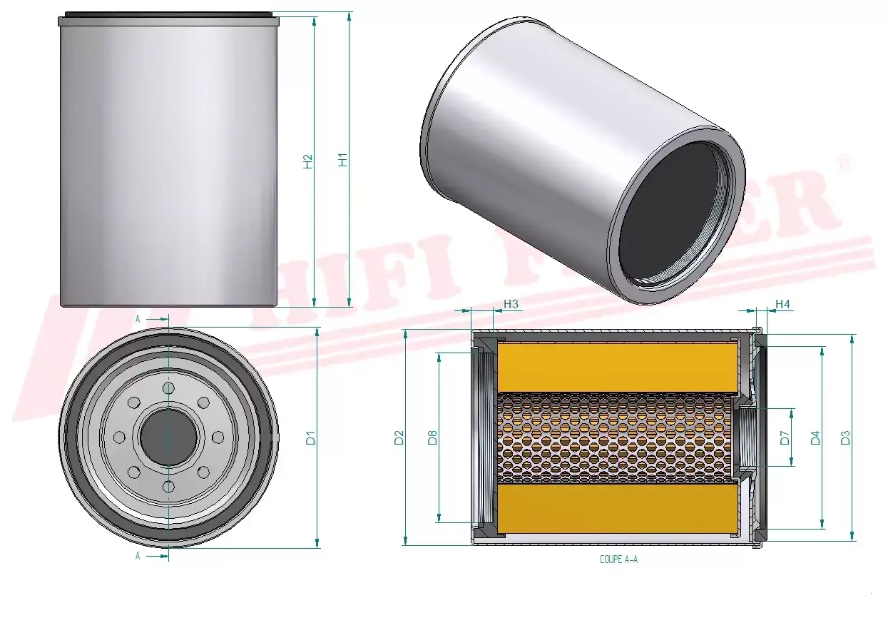 Фильтр для топлива HIFI FILTER SN 916010