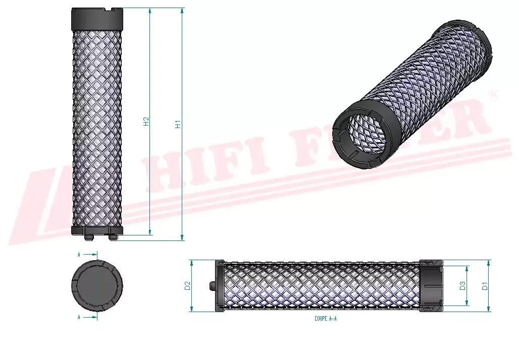 Воздушный фильтр HIFI FILTER SA 16080