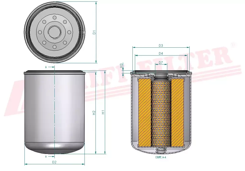 Фильтр для топлива HIFI FILTER FT 7269