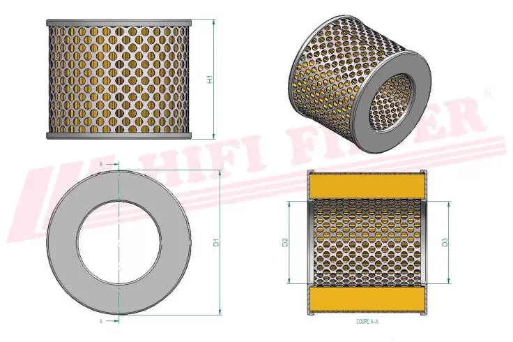 Фильтр гидравлического масла HIFI FILTER SH 60213