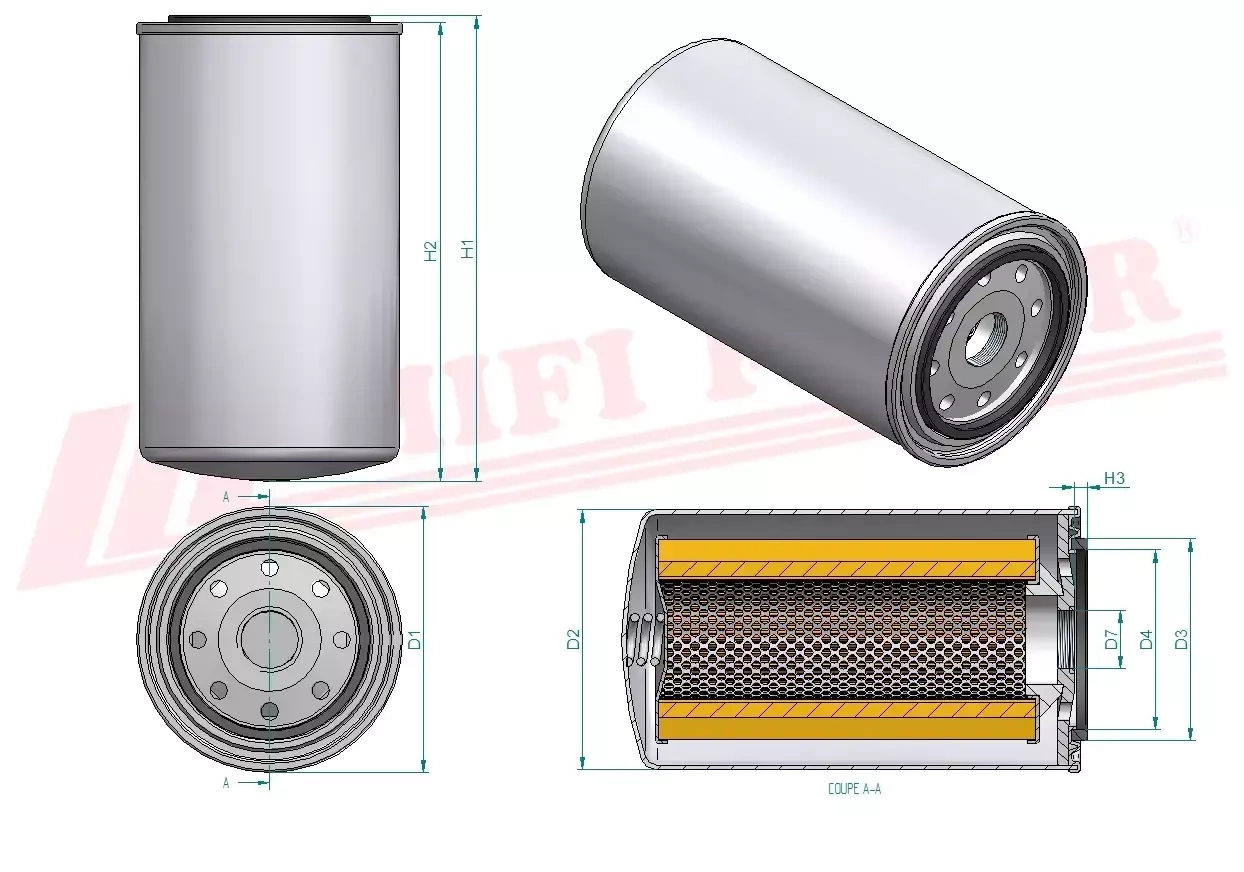 Фильтр для топлива HIFI FILTER SN 99108