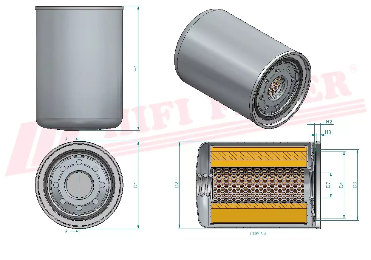 Фильтр для топлива HIFI FILTER FT 6238
