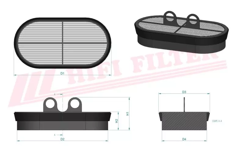 Фильтр для очистки воздуха HIFI FILTER SA 16449