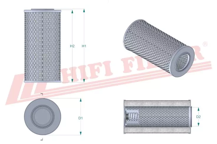 Фильтр гидравлического масла HIFI FILTER SH 52103