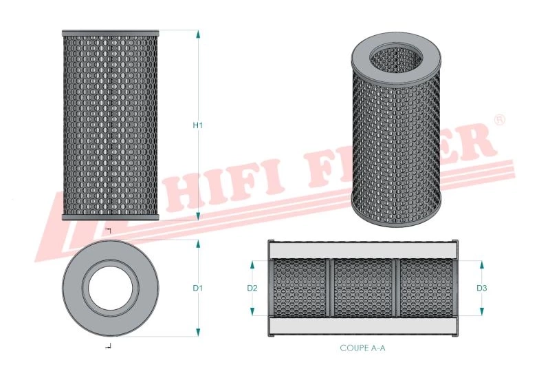 Фильтр гидравлического масла HIFI FILTER SH 60137