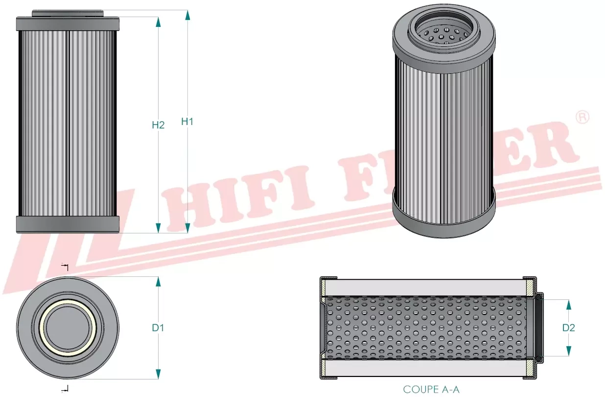 Фильтр для гидравлического масла HIFI FILTER SH 60296
