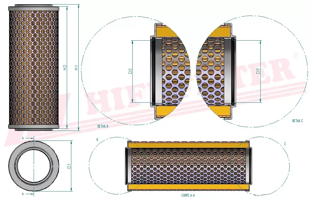 Фильтр для гидравлического масла HIFI FILTER SH 60846
