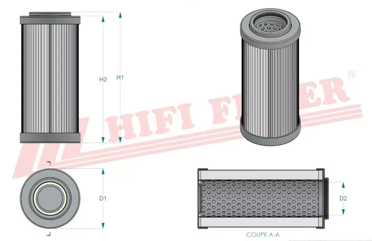 Фильтр гидравлического масла HIFI FILTER SH 52607