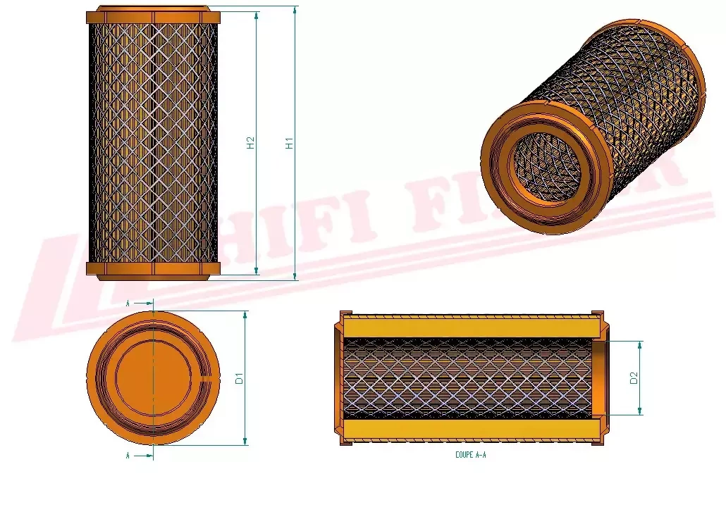 Воздушный фильтр HIFI FILTER SA 16683