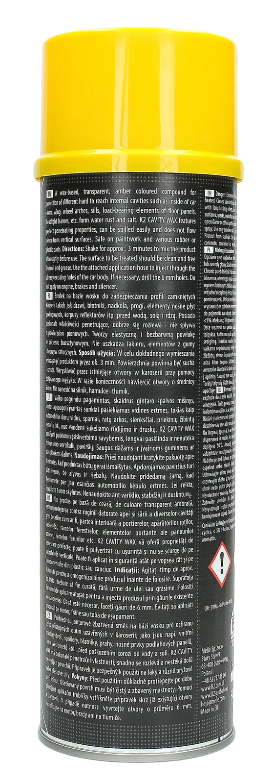 Препарат для консервации закрытых профилей K2 500ml