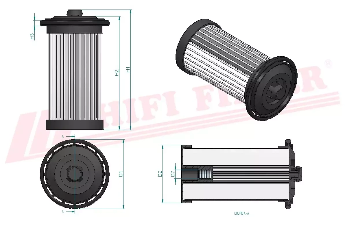 Фильтр для топлива HIFI FILTER SN 40678