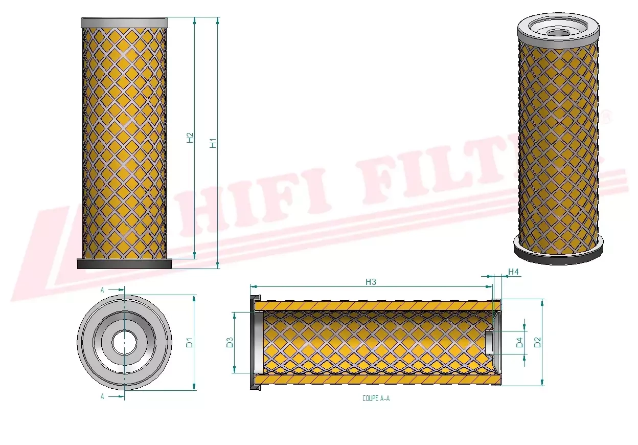Воздушный фильтр HIFI FILTER SA 10938