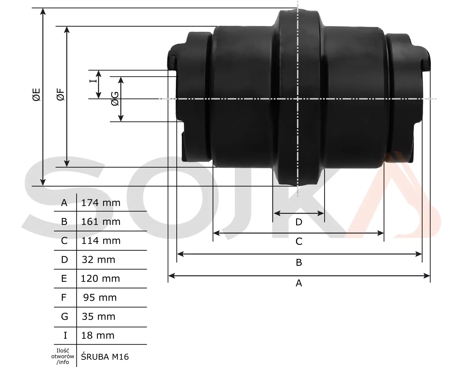 Скейтборд jezdna JCB 8056