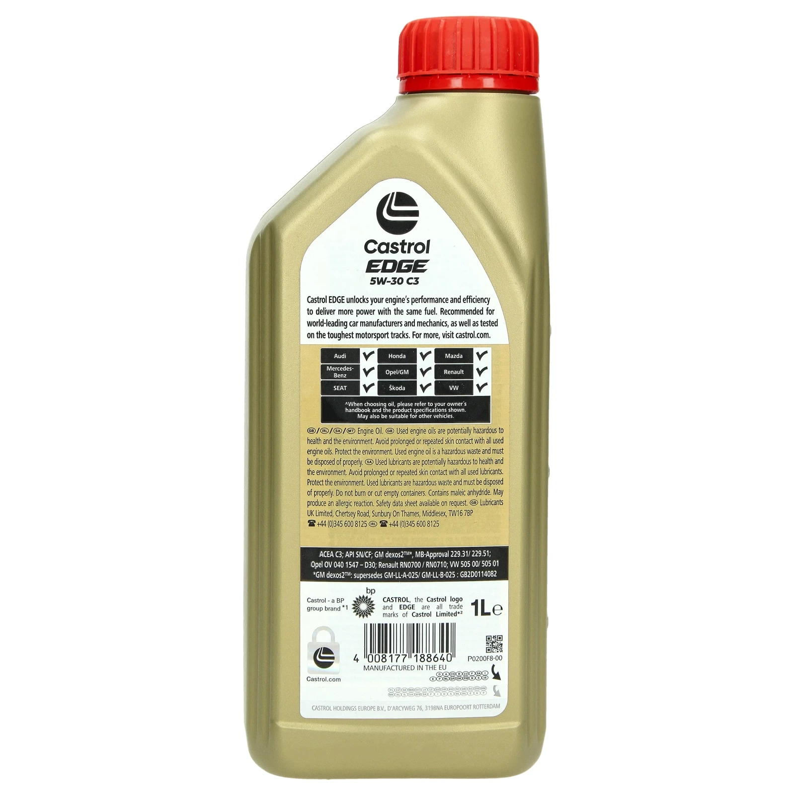 Моторное масло Castrol Edge Titanium C3 5W-30 1L