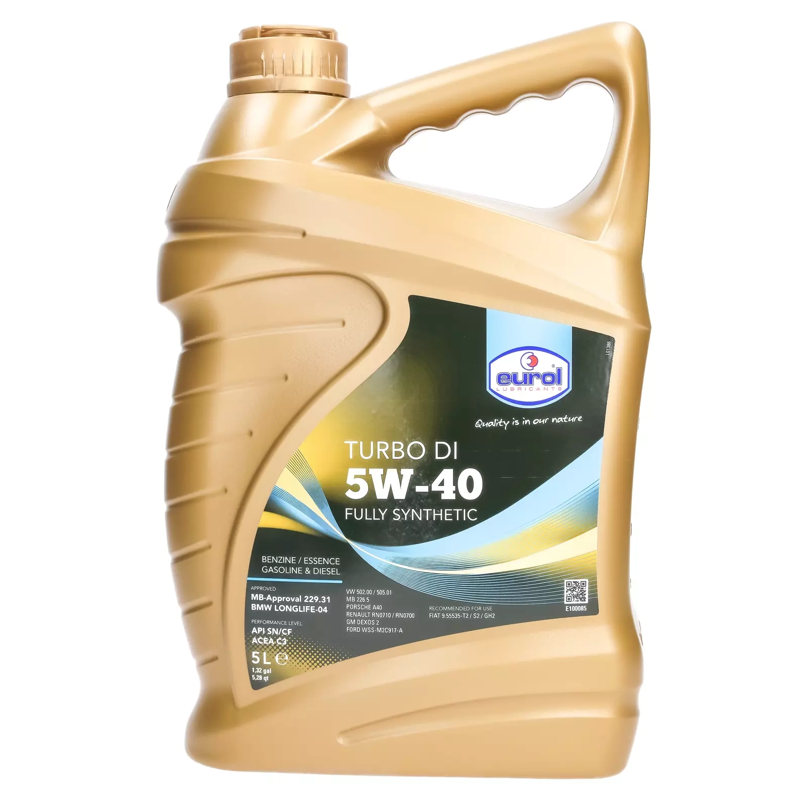 Моторное масло Eurol Turbo DI 5W-40 5L