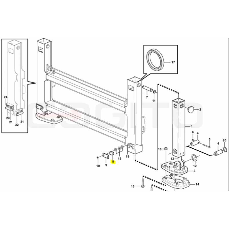 ПРЯМОУГОЛЬНОЕ СКОЛЬЖЕНИЕ ОПОРЫ VOLVO BL71 CVA GR 31,1 ММ