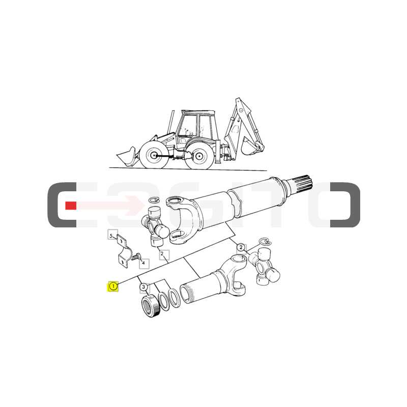 ПЕРЕДНИЙ ПРИВОДНОЙ ВАЛ CVA ЭКСКАВАТОР-ПОГРУЗЧИК JCB