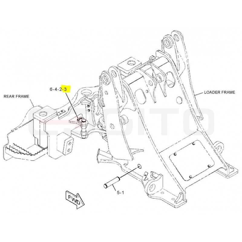 Штифт CVA-фиксирующий привод поворота 906H CAT