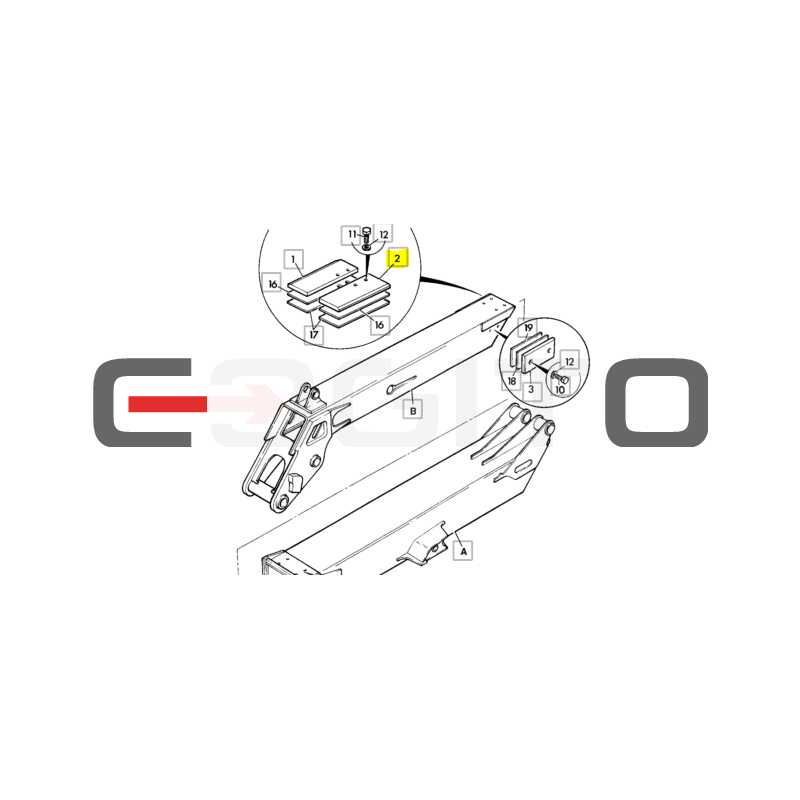 СКОЛЬЖЕНИЕ JCB ТЕЛЕСКОПИЧЕСКИЙ ПОГРУЗЧИК LONG LIFE 14,4 ММ