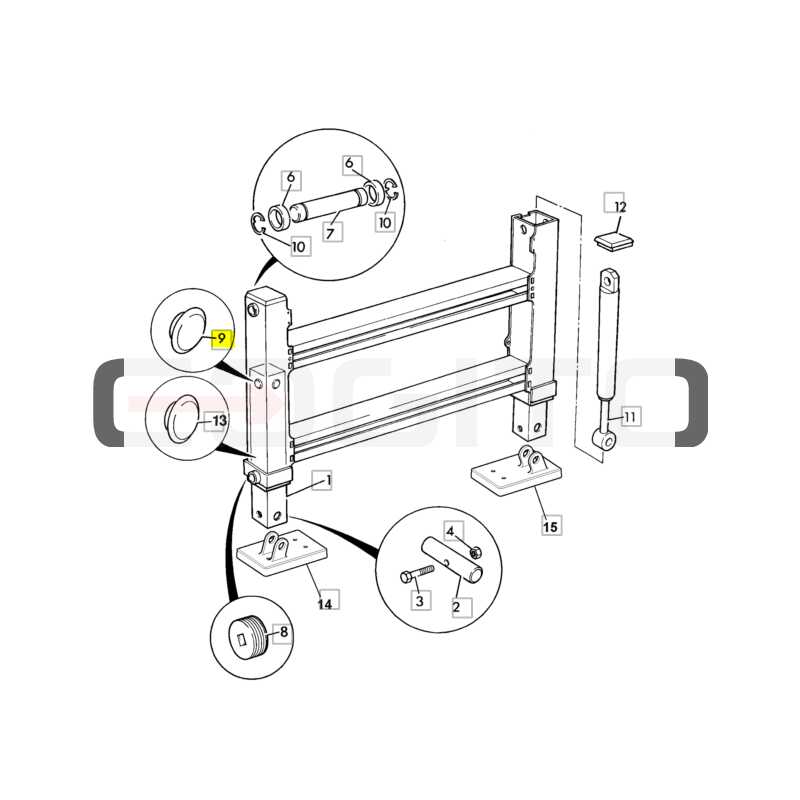 СКОЛЬЖЕНИЕ ОПОРЫ CVA / JCB GR 6,4 ММ