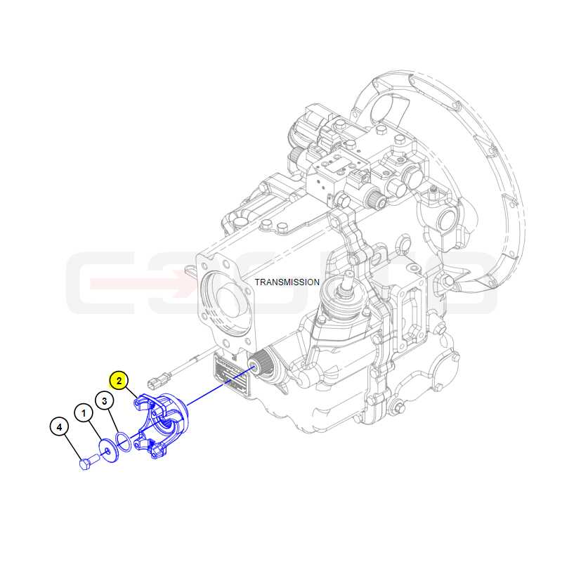 Кованая фланцевая коробка передач CVA экскаватор-погрузчик CAT