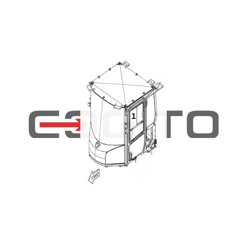 ЛОБОВОЕ СТЕКЛО ДВЕРИ ВЕРХНЕЕ ФИКСИРОВАННОЕ КОЛЕСНОЕ ПОГРУЗЧИК CAT 924K 930M