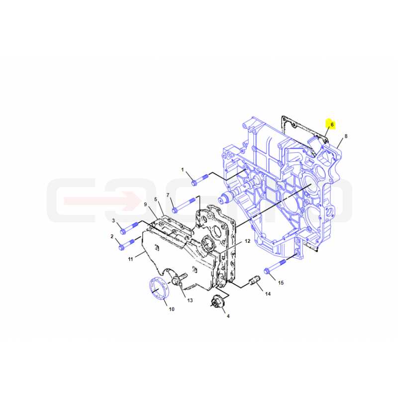 УПЛОТНЕНИЕ ГРМ CAT ПОГРУЗЧИК ЭКСКАВАТОР OEM PERKINS