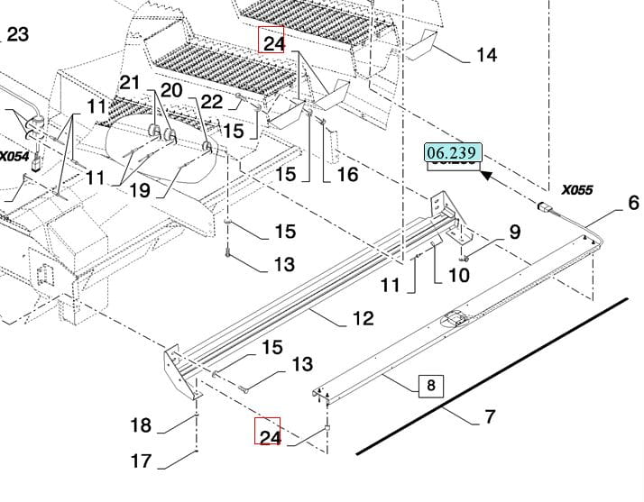 АМОРТИЗАТОР ЗАДНЕГО МОСТА NEW HOLLAND CASE 89513734 - 84131033
