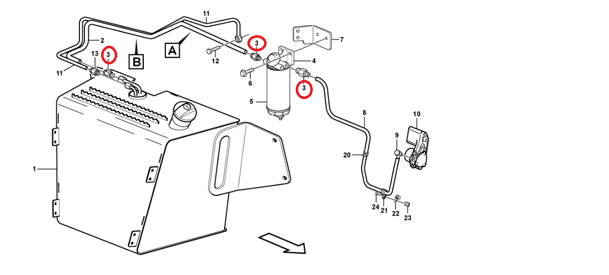 ТОПЛИВНЫЙ ШТУЦЕР VOLVO BL 11883346