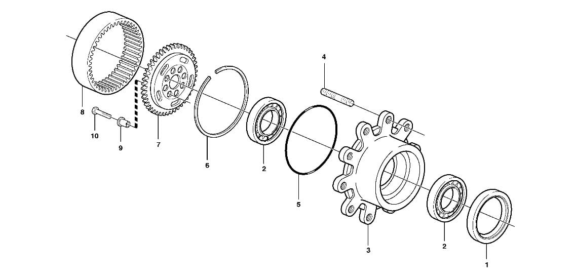 ВЕНОК СПУТНИК VOLVO BL71 BL70 BL61 BL60