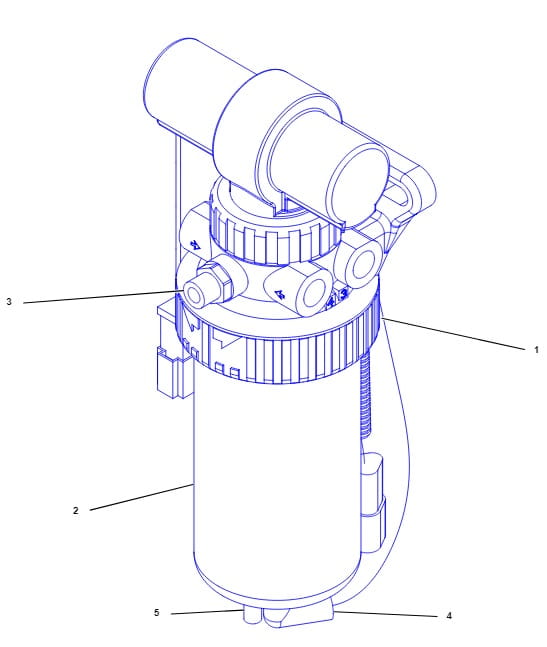 Помпа для перекачки топлива NEW HOLLAND LB95 LB110 LB115 87802238