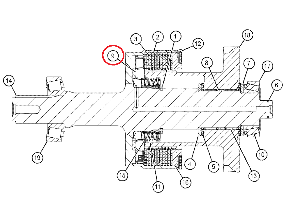 ПОРШЕНЬ СЦЕПЛЕНИЯ CAT ЭКСКАВАТОР-ПОГРУЗЧИК CAT 432F 442E 2949810 294-9810