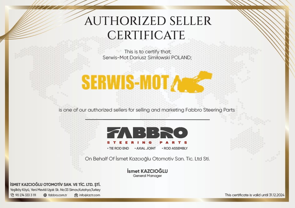 РУЛЕВАЯ ТЯГА MANITOU MLT MLT-X MT 601557 894406 FABBRO