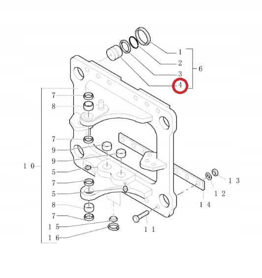 ПОРШЕНЬ ГИДРОКЛАПА CASE NEW HOLLAND 85801396