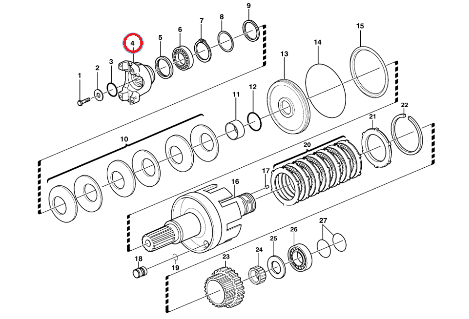 ФЛАНГ ЙОКА 144452 CARRARO