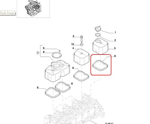 КРЫШКА NEW HOLLAND CASE STEYR 2852033 - 504053522