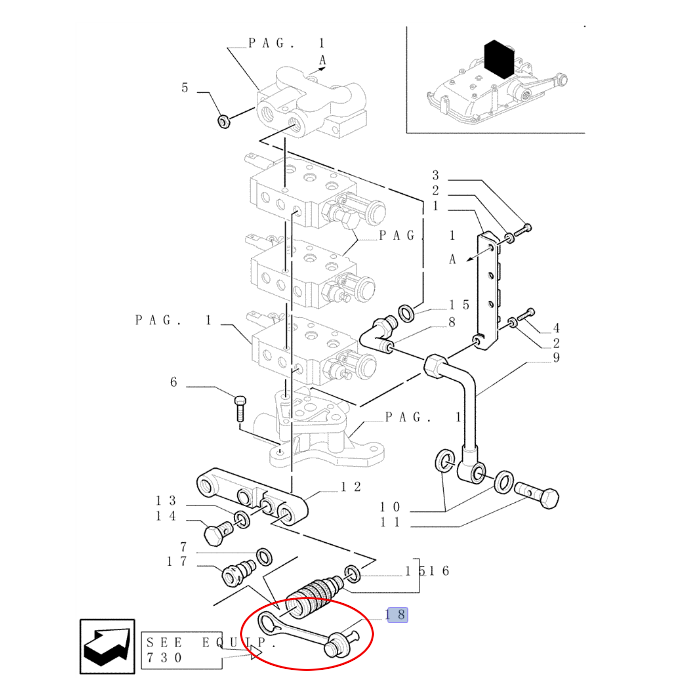 КОРЕК NEW HOLLAND CASE STEYR 5179576