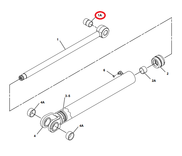 ЦИЛИНДР TULEJA CYLINDRA BUCKET I STICK CAT 428E2 F