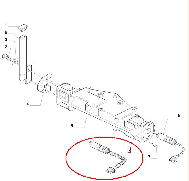 ШТИФТ СИЛЫ ЗАДНЕЙ ТЯГИ NEW HOLLAND CASE STEYR 47137576-87661279