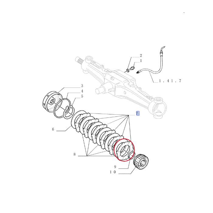 ДИСКОВАЯ МУФТА NEW HOLLAND CASE STEYR 5198090-5134101