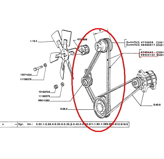 ПОЛОСА NEW HOLLAND 98424142